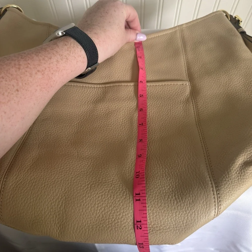 Aimee Kestenberg Highline Crescent Hobo Bag Purse Driftwood Tan Leather Rope